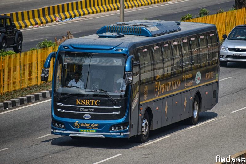 比亞迪12米純電動(dòng)城際旅游巴士C9在喀拉拉邦（KSRTC）運(yùn)營