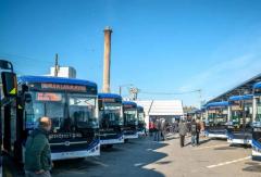 山東重工中通N系純電動(dòng)客車交付智利康塞普西翁市